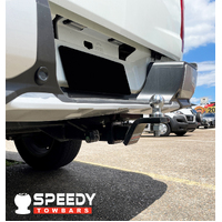 Heavy Duty Towbar and Wiring for Mitsubishi Triton MR Ute with Step (01/2019-11/2023) | TowRite