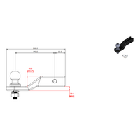 Class 4 Forged Ballmount 2" Drop | TowRite