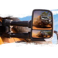 Next Gen, Pair, Heat, Camera, Power-Fold, BSM, Indicators, Electric, Black Suits Mitsubishi Triton