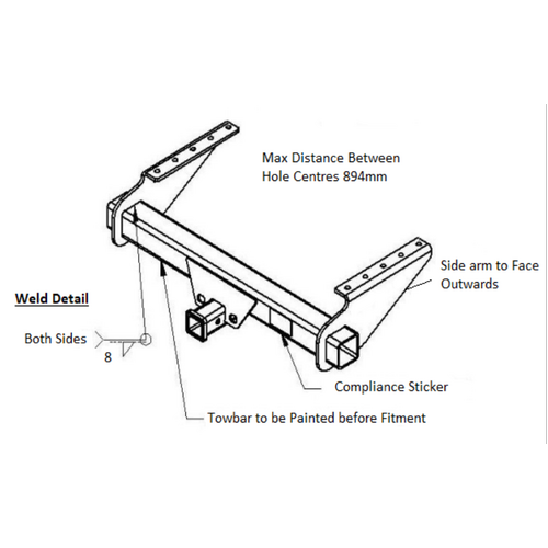 Multi Fit Truck 3.5 Tonne Towbar
