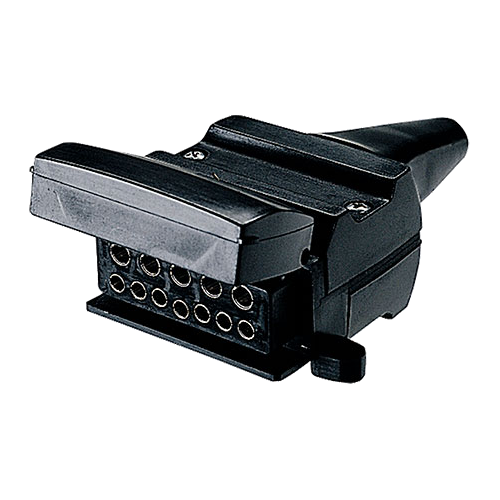 12-pin flat trailer plug